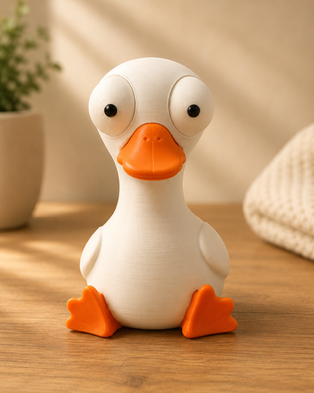 Goofy Gans | Süße 3D-gedruckte Sammelfigur – VantaVice - VantaVice