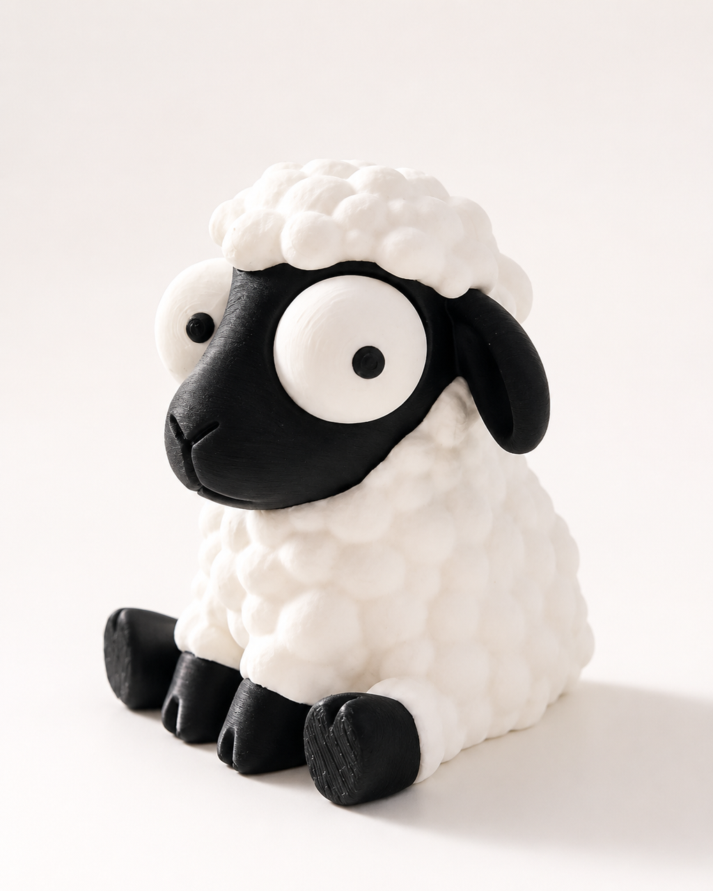 Goofy Schaf | Süße 3D-gedruckte Sammelfigur – VantaVice - VantaVice