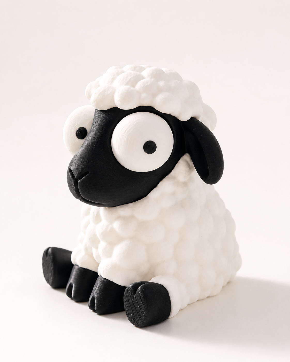 Goofy Schaf | Süße 3D-gedruckte Sammelfigur – VantaVice - VantaVice