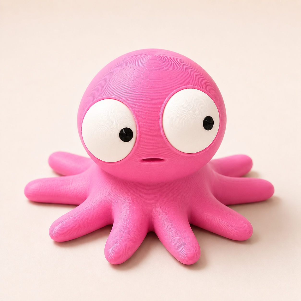 Goofy Oktopus | Süße 3D-gedruckte Sammelfigur – VantaVice - VantaVice