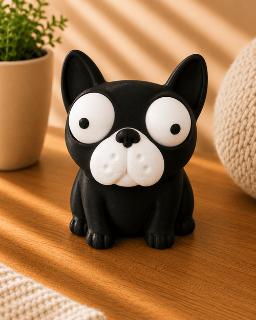 Goofy Französische Bulldogge I Süße 3D-gedruckte Sammelfigur - VantaVice - VantaVice