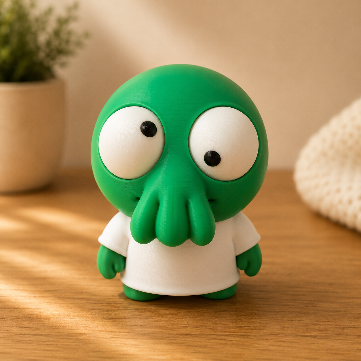 Goofy Tintenfisch | Süße 3D-gedruckte Sammelfigur – VantaVice - VantaVice