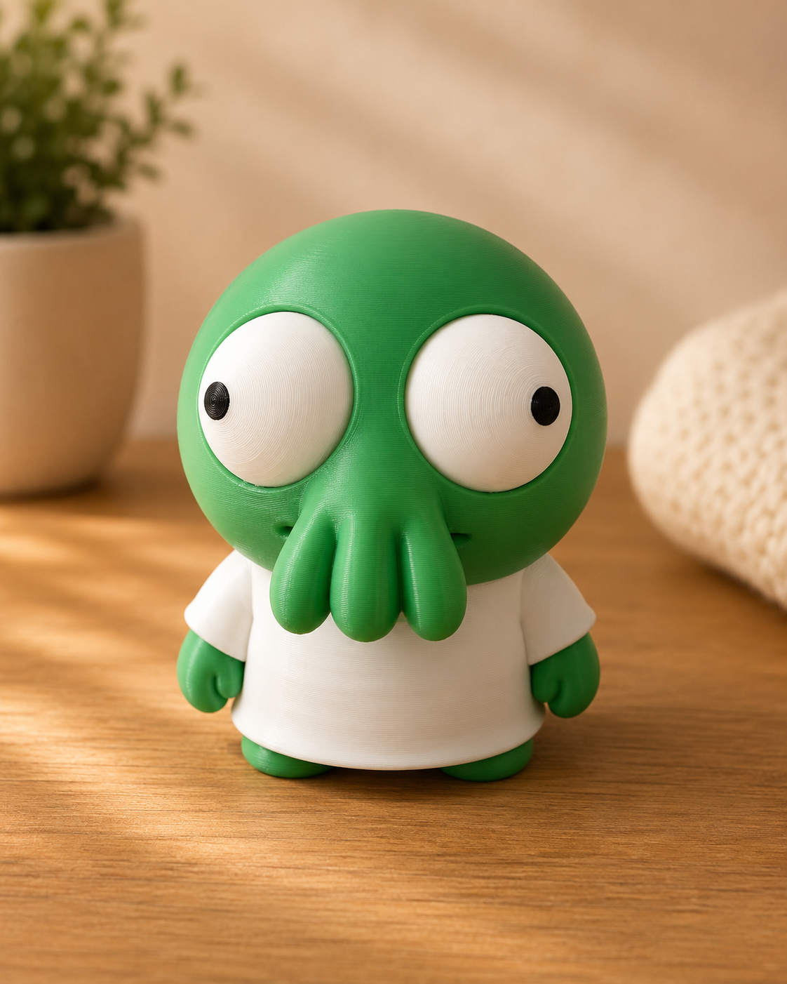 Goofy Tintenfisch | Süße 3D-gedruckte Sammelfigur – VantaVice - VantaVice